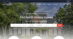 Desktop Screenshot of findnorthatlantahomes.com